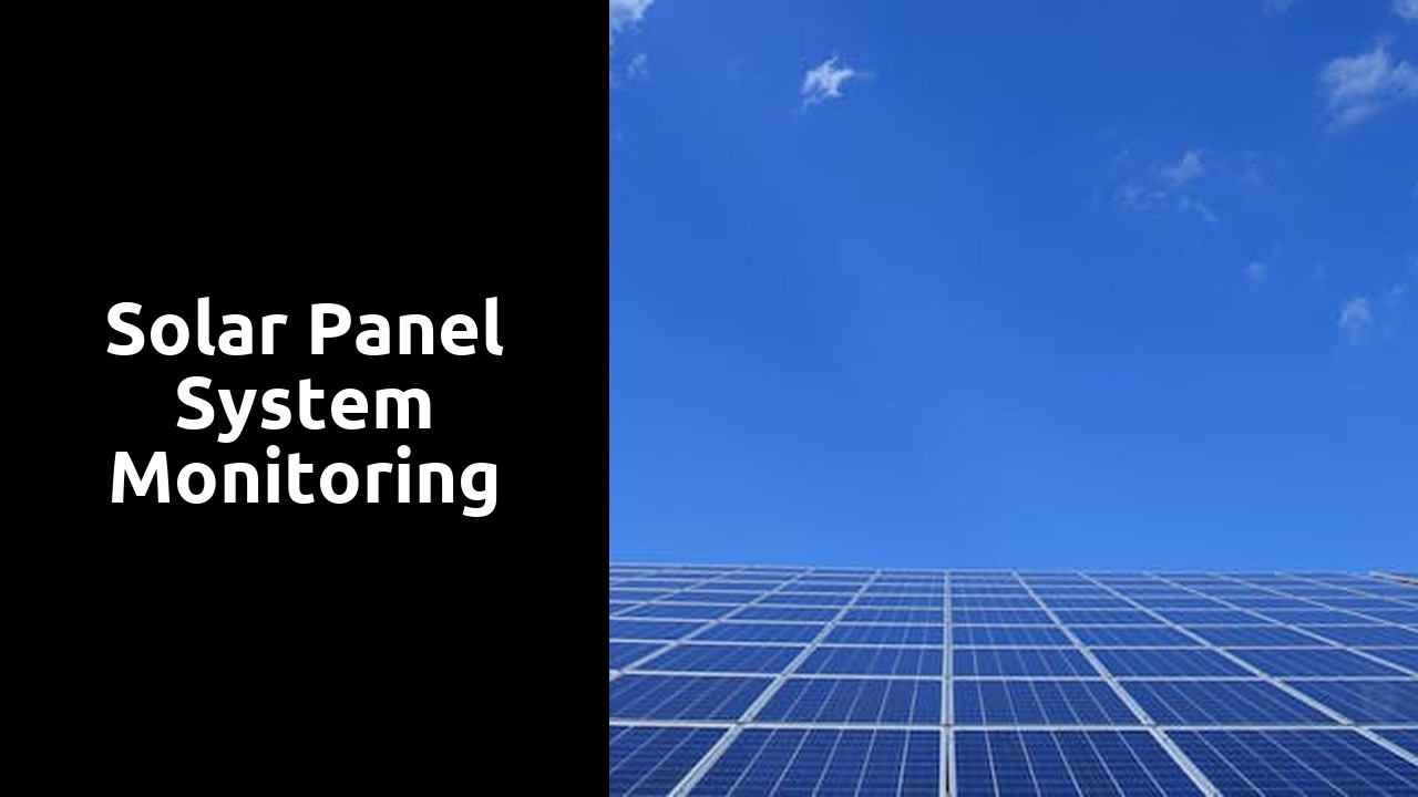 Solar Panel System Monitoring