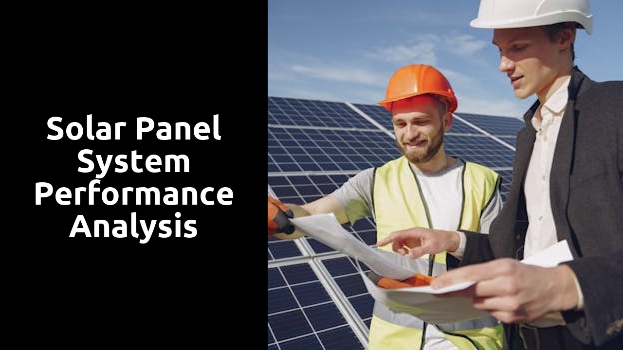 Solar Panel System Performance Analysis