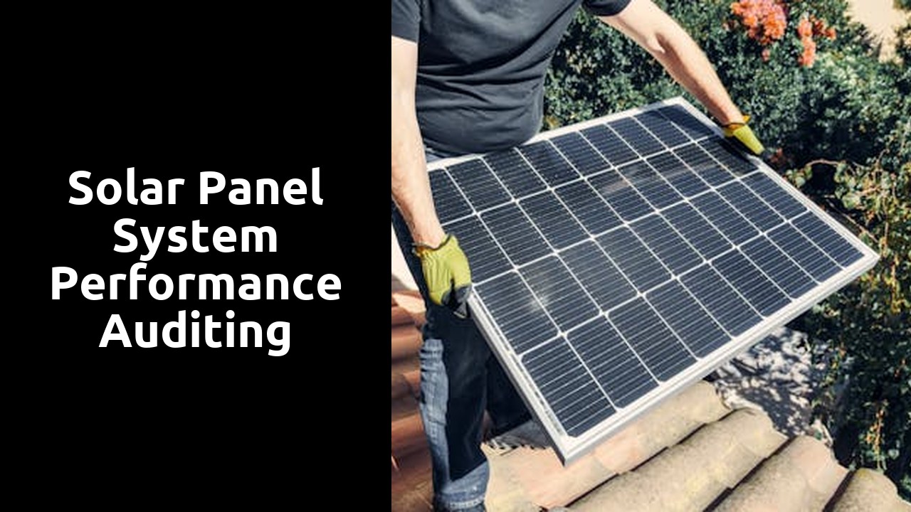 Solar Panel System Performance Auditing