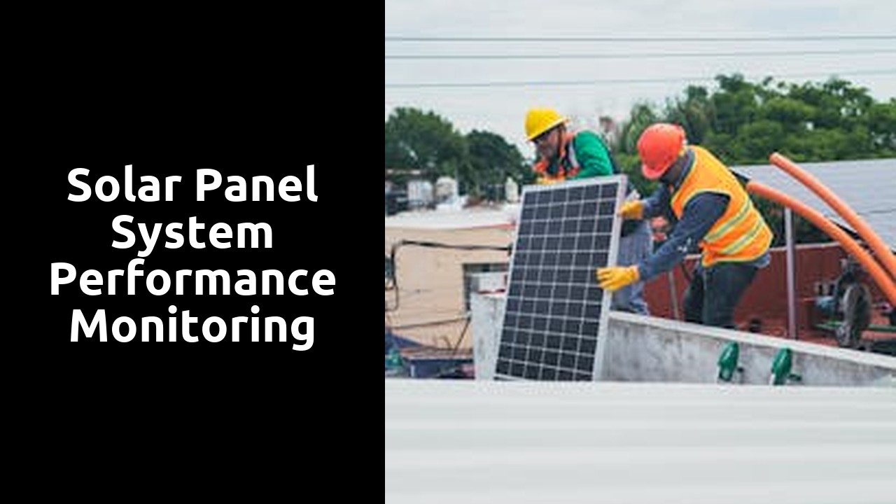 Solar Panel System Performance Monitoring