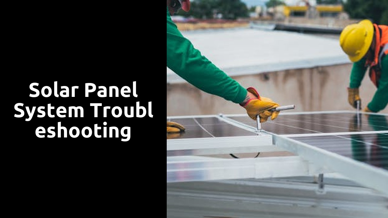 Solar Panel System Troubleshooting